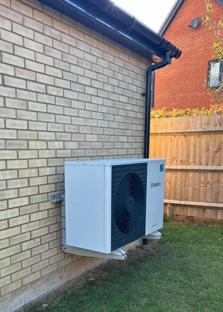 Wall mounted heat pump install Wall mounted heat pump install